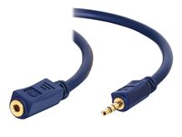 C2G Velocity - Rallonge de câble audio - mini-phone stereo 3.5 mm mâle pour mini-phone stereo 3.5 mm femelle - 50 cm - blindé 80283