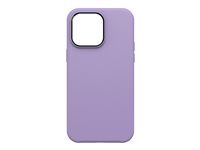 OtterBox Symmetry Series - Coque de protection pour téléphone portable - antimicrobien - compatibilité avec MagSafe - polycarbonate, caoutchouc synthétique - you lilac it - pour Apple iPhone 14 Pro Max 77-88540