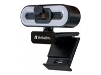 Verbatim AWC-02 - Webcam - couleur - 2560 x 1440 - 1080p, 2K - audio - USB 2.0 49579