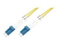 Uniformatic - Câble réseau - mode unique LC (M) pour mode unique LC (M) - 2 m - fibre optique - 9 / 125 micromètres - OS1 - sans halogène - jaune 21732