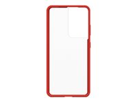 OtterBox React Series - ProPack Packaging - coque de protection pour téléphone portable - rouge power - pour Samsung Galaxy S21 Ultra 5G 77-81569