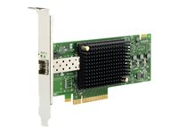 Emulex 16Gb (Gen 6) FC Single-port HBA - Adaptateur de bus hôte - PCIe 3.0 x8 profil bas - 16Gb Fibre Channel - pour ThinkSystem SR250; SR530; SR630 V2; SR645; SR650 V2; SR665; SR850 V2; ST250; ST650 V2 01CV830
