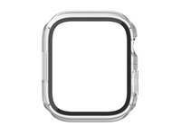 Belkin SCREENFORCE - Coque de protection pour montre intelligente - courbe tempérée, 2 en 1 - polycarbonate, verre trempé - clair - pour Apple Watch (45 mm) OVG004ZZCL-REV