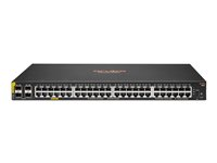 HPE Aruba Networking CX 6000 48G Class4 PoE 4SFP 740W Switch - Commutateur - C3 - Géré - 48 x 10/100/1000 (PoE+) + 4 x Gigabit SFP (liaison montante) - Montable sur rack - PoE+ (740 W) - pour CX 6000 48G Class4 PoE 4SFP 740W Switch R9Y03A#ABB