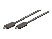 Uniformatic - Câble USB - 24 pin USB-C (M) pour 24 pin USB-C (M) - USB 3.1 - 1 m - support 4K - noir 10601