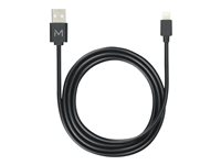 Mobilis - Câble de chargement / de données - USB mâle pour Lightning mâle - 1 m - noir 001279