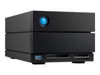 LaCie 2big Dock STLG36000400 - Baie de disques - 36 To - 2 Baies (SATA-600) - HDD 18 To x 2 - Thunderbolt 3, USB 3.2 Gen 2 (externe) - avec Plan de service de récupération des données d'une durée de 5 ans STLG36000400