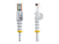 StarTech.com Câble réseau Cat5e UTP sans crochet - 5 m Blanc - Cordon Ethernet RJ45 anti-accroc - Câble patch - Câble réseau - RJ-45 (M) pour RJ-45 (M) - 5 m - UTP - CAT 5e - sans crochet, bloqué - blanc 45PAT5MWH