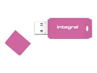 Integral Neon - Clé USB - 64 Go - USB 2.0 - rose INFD64GBNEONPK
