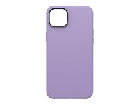 OtterBox Symmetry Series - Coque de protection pour téléphone portable - antimicrobien - compatibilité avec MagSafe - polycarbonate, caoutchouc synthétique - you lilac it - pour Apple iPhone 14 Plus 77-88480