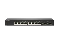 SonicWall Switch SWS12-8 - Commutateur - Géré - 8 x 10/100/1000 + 2 x Gigabit SFP - de bureau - IAR, démo 02-SSC-4862