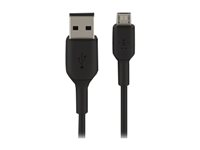 Belkin BOOST CHARGE - Câble USB - Micro-USB de type B (M) pour USB (M) - 1 m - noir CAB005BT1MBK