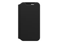 OtterBox Strada Series Via - Étui à rabat pour téléphone portable - polyuréthane, polycarbonate - noir - pour Samsung Galaxy S21+ 5G 77-82104