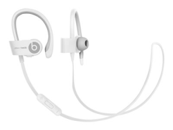 Beats Powerbeats2 Wireless - Écouteurs avec micro - intra-auriculaire - montage sur l'oreille - sans fil - Bluetooth - blanc - pour iPad, iPad 2, iPad Air, iPad mini, iPad mini 2, iPad with Retina display, iPhone 4, 5c, 6 MHBG2ZM/A