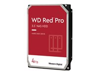 WD Red Pro WD4003FFBX - Disque dur - 4 To - interne - 3.5" - SATA 6Gb/s - 7200 tours/min - mémoire tampon : 256 Mo WD4003FFBX