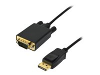 MCL - Câble vidéo - DisplayPort mâle pour HD-15 (VGA) mâle - 1.5 m MC294-1.5M