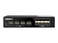 QNAP QSW-2104-2T-A - Commutateur - Géré - 4 x 100 Gigabit QSFP28 + 8 x 25 Gigabits SFP28 - Montable sur rack QSW-M7308R-4X