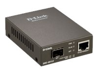 D-Link DMC G01LC - Convertisseur de média à fibre optique - 1GbE - 10Base-T, 1000Base-LX, 1000Base-SX, 1000Base-ZX, 100Base-FX, 100Base-TX, 1000Base-T - RJ-45 / SFP (mini-GBIC) DMC-G01LC