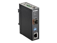 D-Link DIS M100G - Convertisseur de support - 1GbE - 1000Base-T - RJ-45 / SFP (mini-GBIC) DIS-M100G-SW