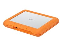 LaCie Rugged RAID Shuttle STHT8000800 - Baie de disques - 8 To - 2 Baies - HDD 4 To x 2 - USB 3.1 (externe) - avec 3 years Rescue Data Recovery Service Plan STHT8000800