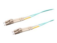 Uniformatic - Câble réseau - LC/UPC multimode (M) pour LC/UPC multimode (M) - 2 m - fibre optique - 50 / 125 microns - OM3 - sans halogène - turquoise 21272