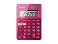 Canon LS-100K - Calculatrice de bureau - 10 chiffres - panneau solaire, pile - rose métallique 0289C003