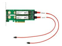HPE Universal SATA HHHL M.2 Kit - Adaptateur d'interface - M.2 - M.2 Card - PCIe 878783-H21