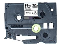 Brother TZe-R251 - Satin - noir sur blanc - Rouleau (2,4 cm x 4 m) 1 cassette(s) bande de ruban - pour Brother PT-D600; P-Touch PT-E800; P-Touch Cube Plus PT-P710; P-Touch Cube Pro PT-P910 TZER251