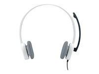 Logitech Stereo Headset H150 - Micro-casque - sur-oreille - filaire - noix de coco 981-000350