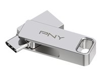 PNY Duo-Link - Clé USB - 128 Go - USB 3.2 Gen 1 / USB-C P-FDI128DULINKTYC-GE