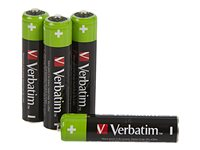 Verbatim Premium - Batterie 4 x AAA / HR03 - NiMH - (rechargeables) - 950 mAh 49514
