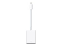 Apple Lightning to SD Card Camera Reader - Lecteur de carte ( SD ) - Lightning - pour iPad Air; iPad Air 2; iPad mini; iPad mini 2; 3; 4; iPad Pro; iPad with Retina display; iPhone 5, 5c, 5s, 6, 6 Plus, 6s, 6s Plus MJYT2ZM/A