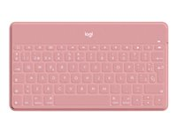 Logitech Keys-To-Go - Clavier - Bluetooth - QWERTY - Espagnol - rose blush - pour Apple iPad/iPhone/TV 920-010043