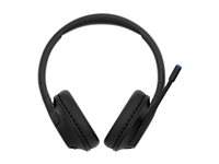 Belkin SoundForm Inspire - Écouteurs avec micro - circum-aural - Bluetooth - sans fil, filaire - jack 3,5mm - noir AUD006BTBLK