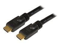 StarTech.com Câble HDMI haute vitesse Ultra HD 4K x 2K de 10m - Cordon HDMI vers HDMI - Mâle / Mâle - Noir - Plaqués or - Câble HDMI - HDMI mâle pour HDMI mâle - 10 m - noir HDMM10M