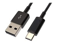 HPE Aruba - Câble USB - USB (M) droit pour 24 pin USB-C (M) droit - USB 2.0 - noir - pour HPE Aruba 6000 48G Class4 PoE 4SFP 370W Switch R9J32A