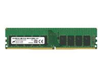 Micron - DDR4 - module - 16 Go - DIMM 288 broches - 3200 MHz / PC4-25600 - CL22 - 1.2 V - mémoire sans tampon - ECC MTA18ASF2G72AZ-3G2R1R