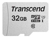 Transcend 300S - Carte mémoire flash (adaptateur inclus(e)) - 32 Go - UHS-I U1 / Class10 - microSDHC UHS-I TS32GUSD300S-A