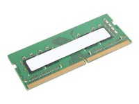 Lenovo - DDR4 - module - 16 Go - SO DIMM 260 broches - 3200 MHz / PC4-25600 - mémoire sans tampon - non ECC - Campus - pour K14 Gen 1; ThinkBook 14 G5 IRL; ThinkCentre M90q Gen 2; ThinkPad E14 Gen 3; E14 Gen 5 4X71D09534