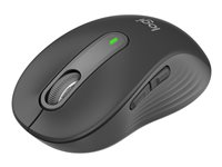 Logitech Signature M650 pour les entreprises - Souris - optique - 5 boutons - sans fil - Bluetooth, 2.4 GHz - récepteur USB Logitech Logi Bolt - graphite 910-006274