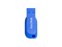 SanDisk Cruzer Blade - Clé USB - 16 Go - USB 2.0 - bleu électrique SDCZ50C-016G-B35BE