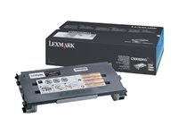 Lexmark - Noir - original - cartouche de toner - pour Lexmark C500n, X500n, X502n C500S2KG