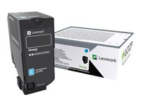 Lexmark - Cyan - original - cartouche de toner LCCP - pour Lexmark CS720de, CS720dte 74C0S20