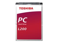 Toshiba L200 Laptop PC - Disque dur - 1 To - interne - 2.5" - SATA 6Gb/s - 5400 tours/min - mémoire tampon : 128 Mo HDWL110UZSVA