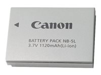 Canon NB-5L - Pile pour appareil photo - Li-Ion - 1120 mAh - pour PowerShot S110; PowerShot ELPH SD790, SD850, SD870, SD880, SD890, SD950, SD970, SD990 1135B001