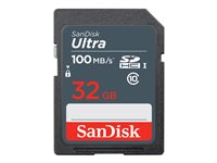 SanDisk Ultra - Carte mémoire flash - 32 Go - UHS Class 1 / Class10 - SDHC UHS-I SDSDUNR-032G-GN3IN
