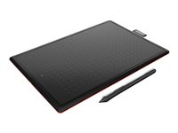 One by Wacom Medium - numériseur - USB - noir, rouge CTL-672-S