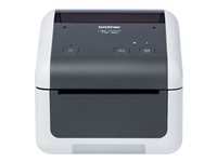 Brother TD-4520DN - Imprimante d'étiquettes - thermique direct - Rouleau (11,8 cm) - 300 x 300 ppp - jusqu'à 152 mm/sec - USB 2.0, LAN, série - gris, blanc TD4520DNXX1