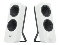 Logitech Z207 - Haut-parleurs - pour PC - canal 2.0 - sans fil - Bluetooth - 5 Watt (Totale) - blanc 980-001292