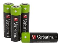 Verbatim Premium batterie - 4 x AA / HR6 - NiMH 49517